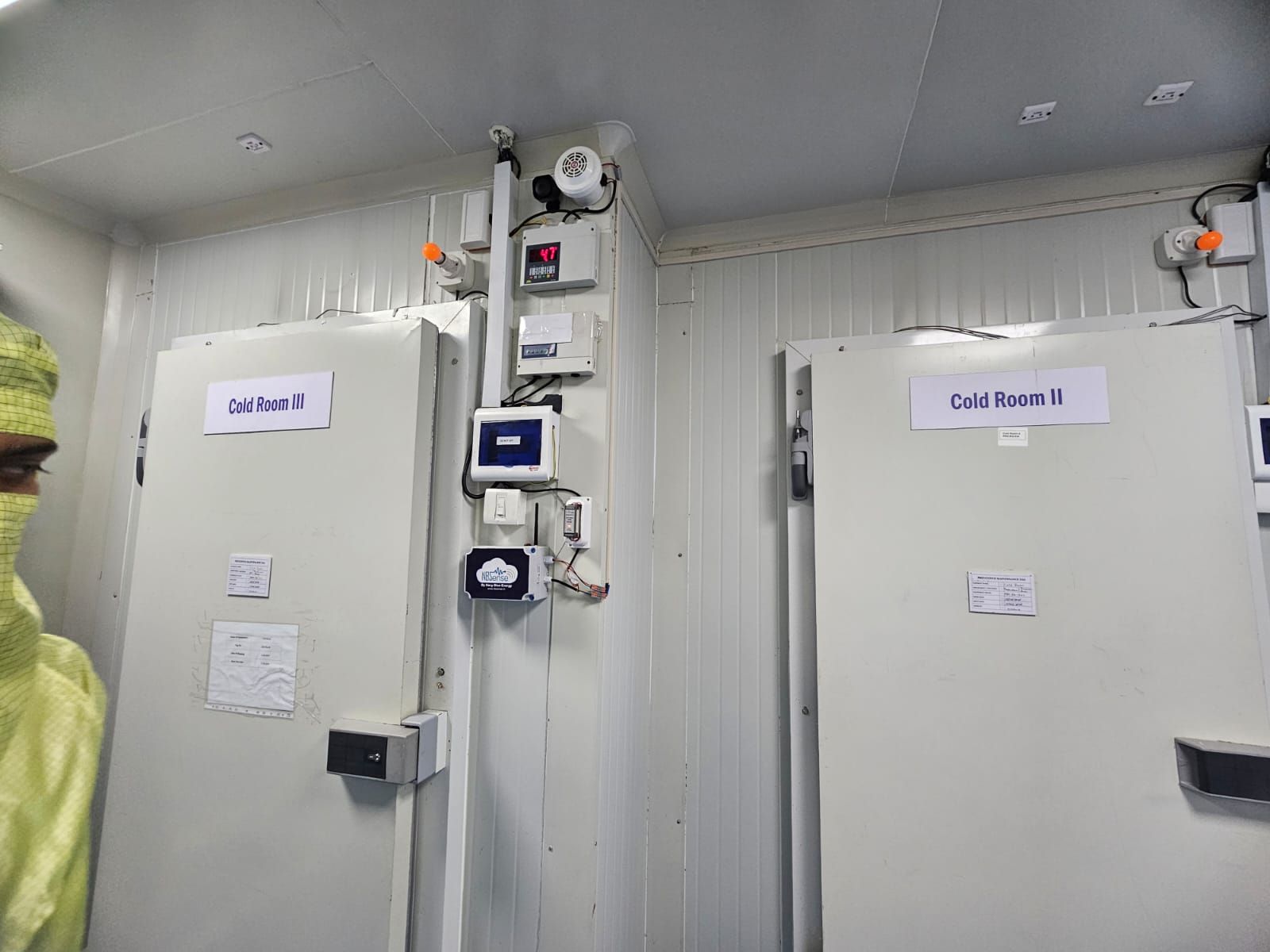NBsense cold room temperature monitoring system