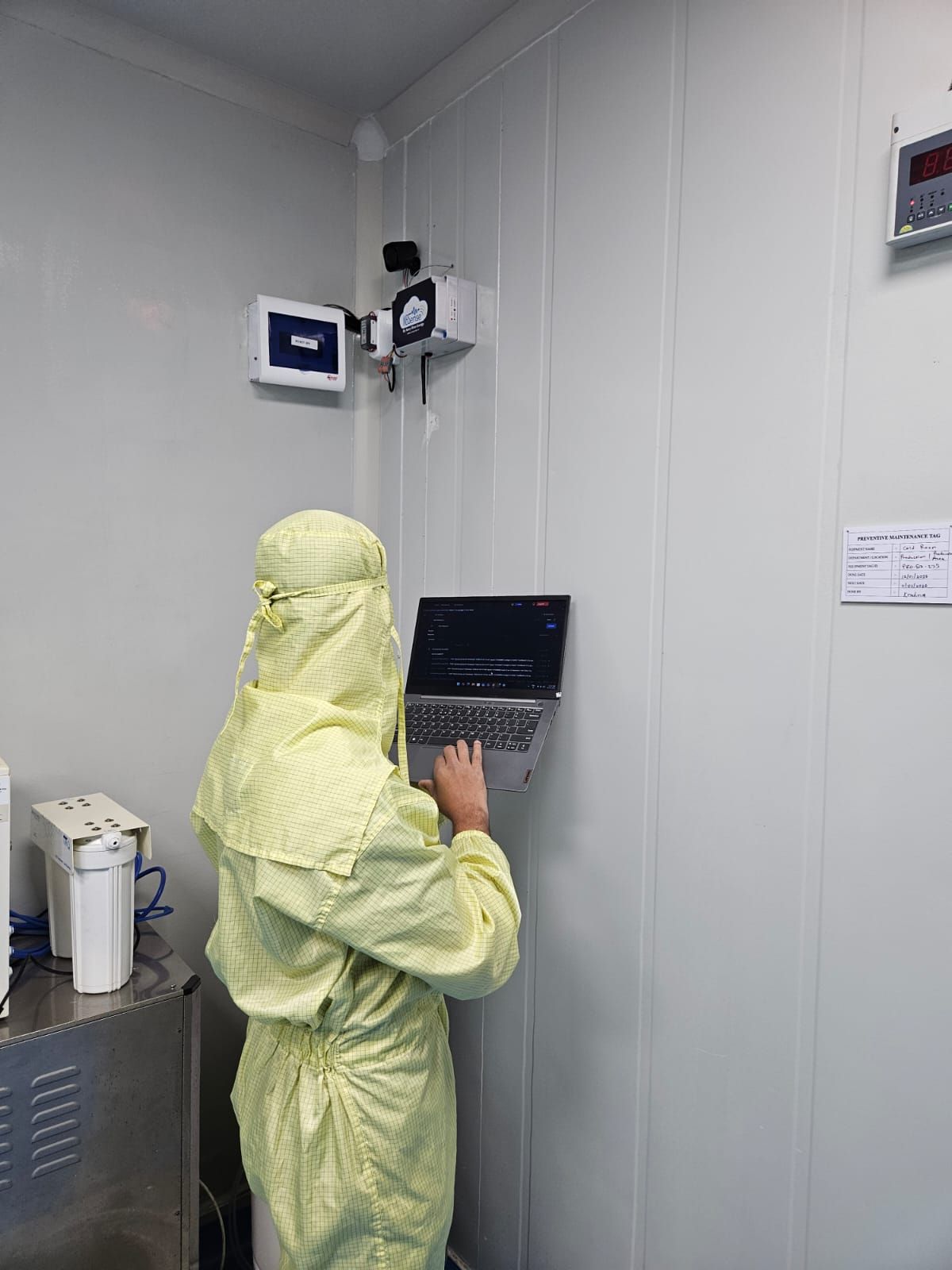 Cold Room Monitoring Dashboard NBSense